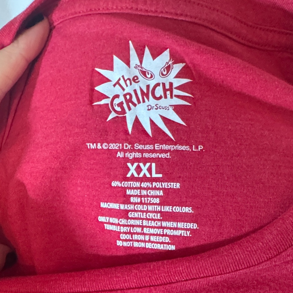 Red Grinch T-Shirt - Picture 6 of 6